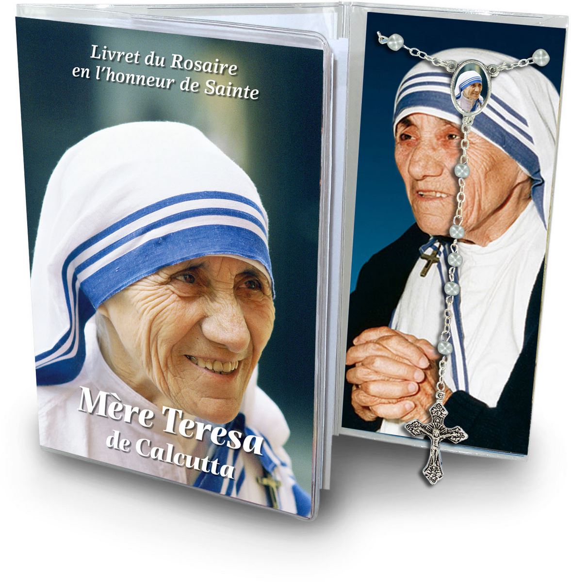 libretto con rosario madre teresa di calcutta - francese