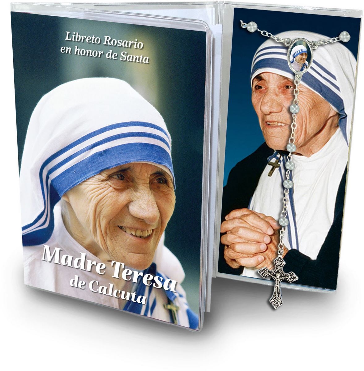 libretto con rosario madre teresa di calcutta - spagnolo