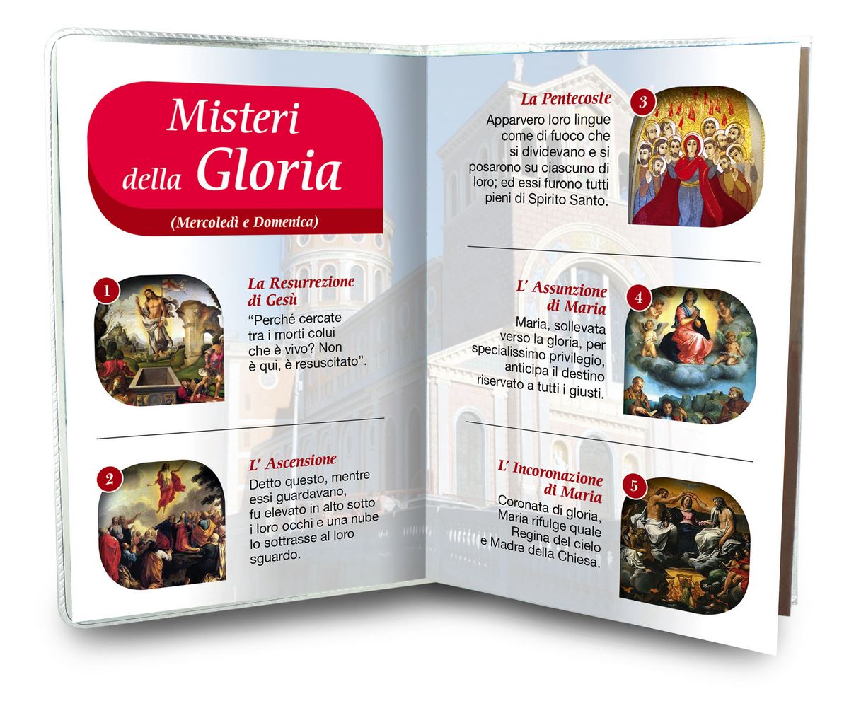 libretto con rosario madonna del tindari (messina) - italiano