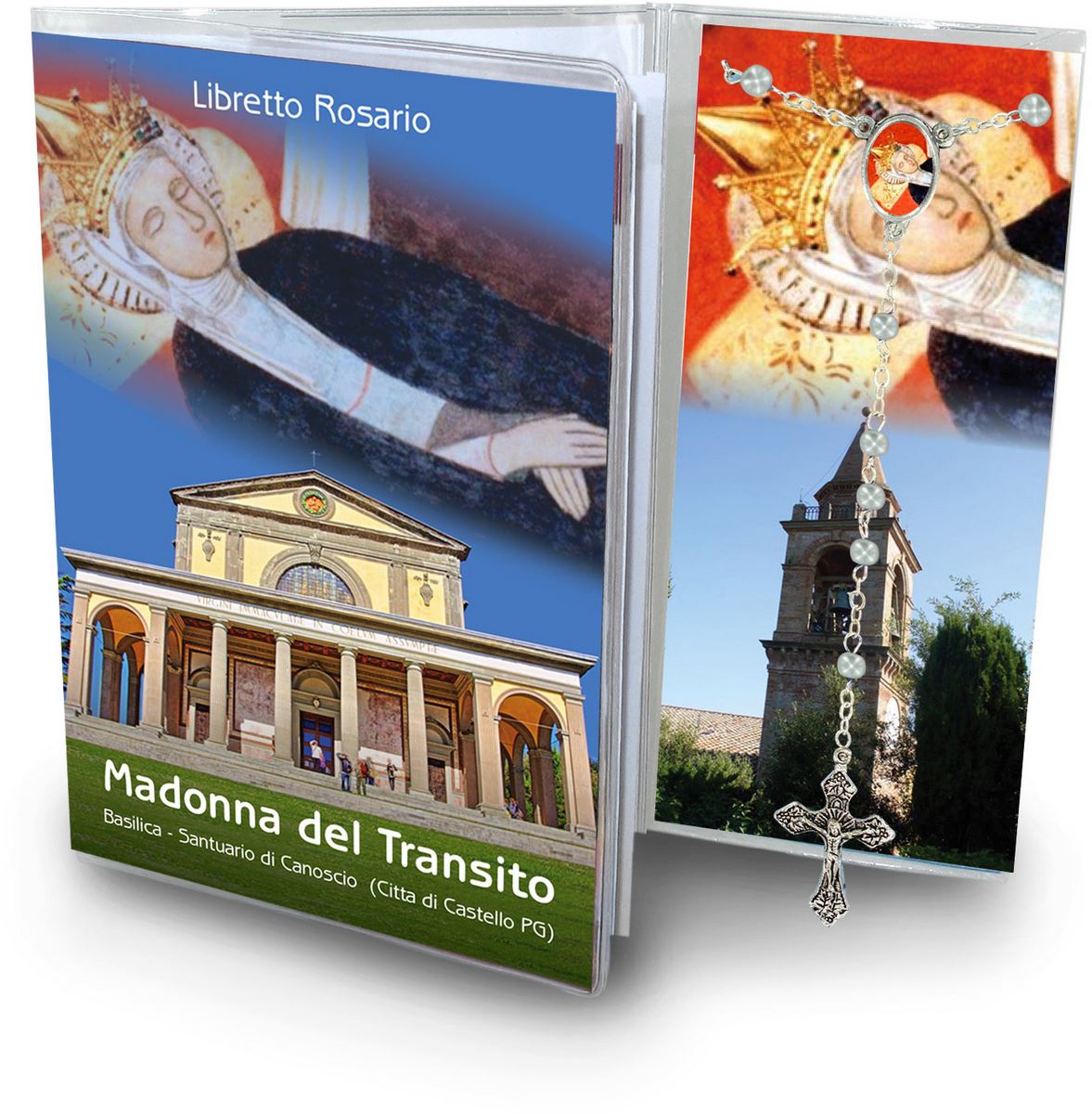 libretto con rosario madonna del transito - italiano