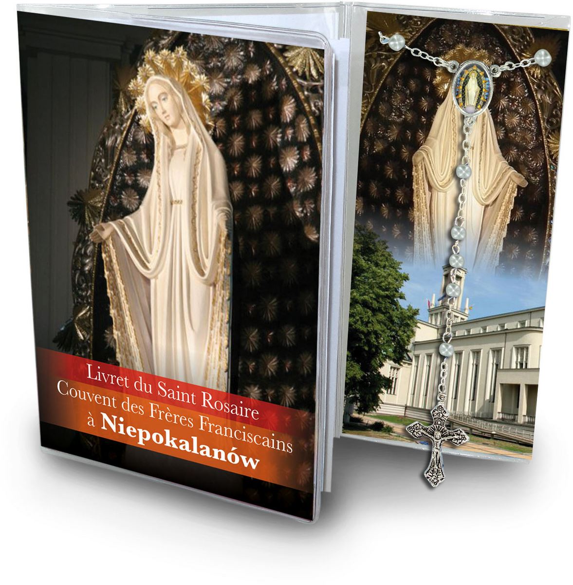 libretto con rosario madonna del convento di niepokalanow - francese