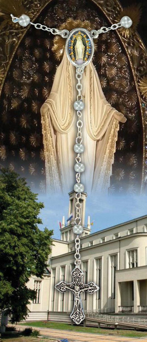 libretto con rosario madonna del convento di niepokalanow - italiano