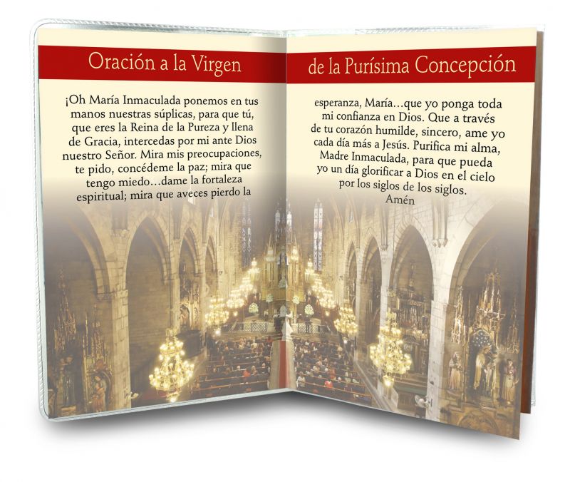 libretto con rosario basilica de la purisima concepcion - spagnolo