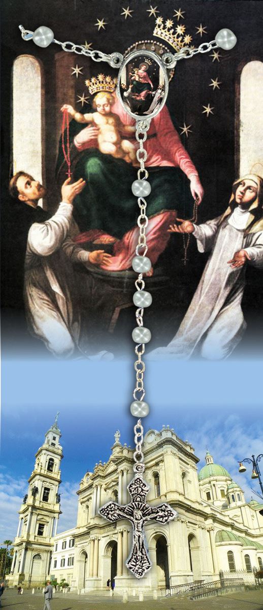 libretto con rosario santuario madonna di pompei - italiano
