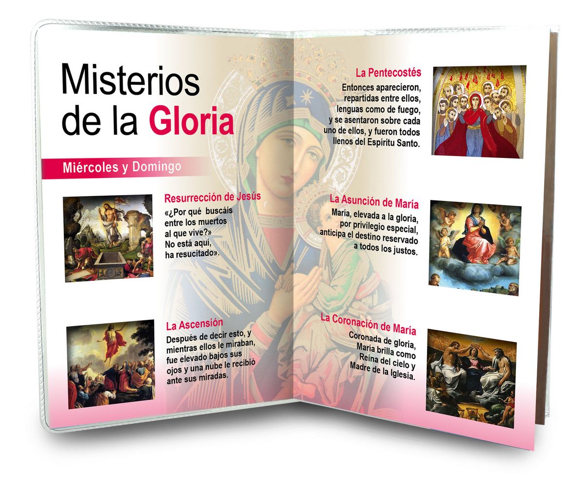 libretto con rosario madonna di perpetuo soccorso - spagnolo