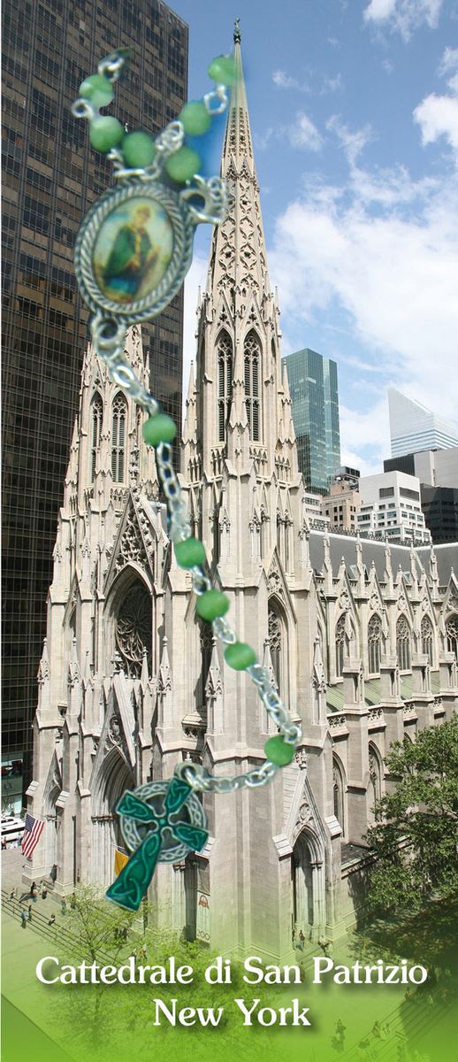 libretto con rosario san patrizio (cattedrale di new york) - italiano