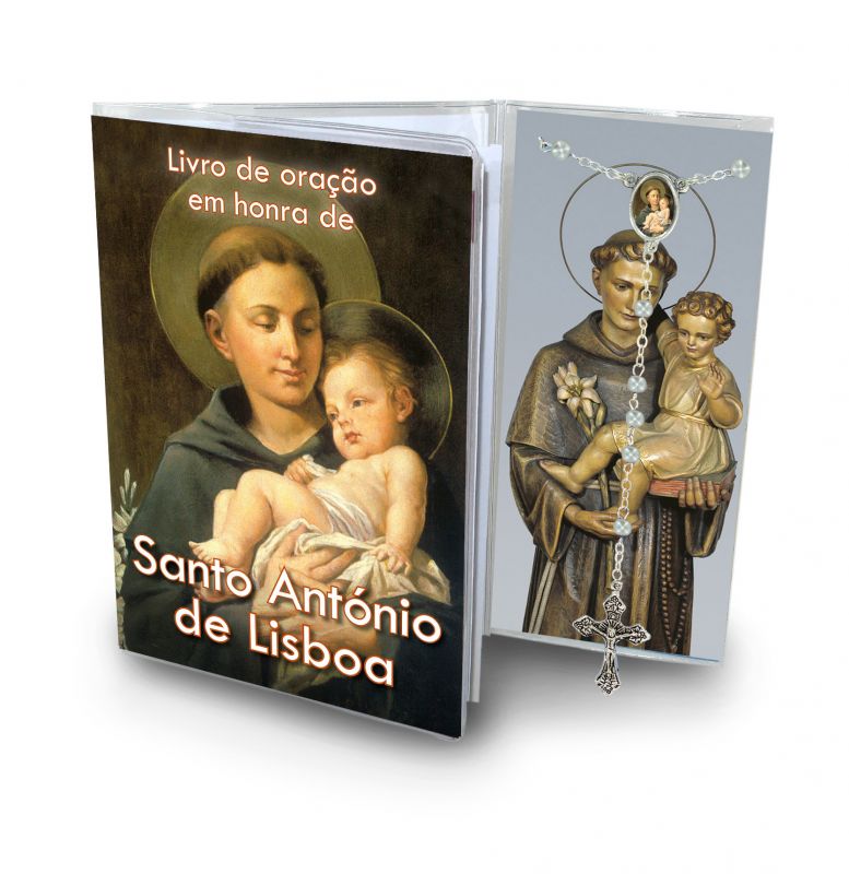 libretto con rosario sant'antonio da lisbona - portoghese	