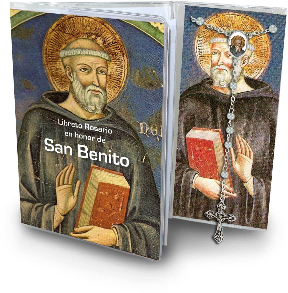 libretto con rosario san benedetto - spagnolo