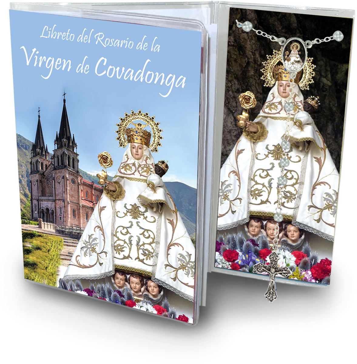 libretto con rosario santuario di covadonga - spagnolo