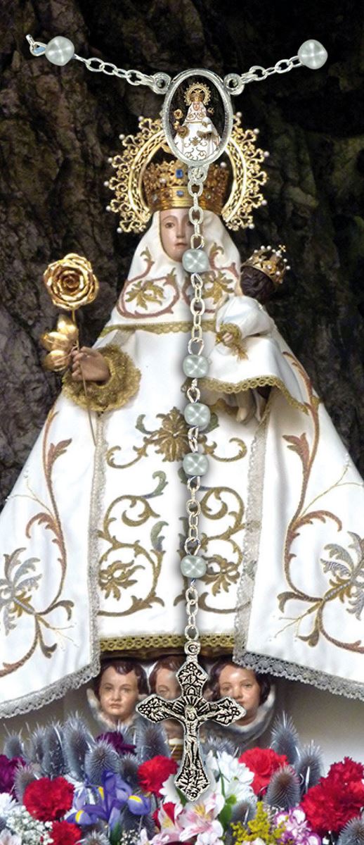 libretto con rosario santuario di covadonga - spagnolo