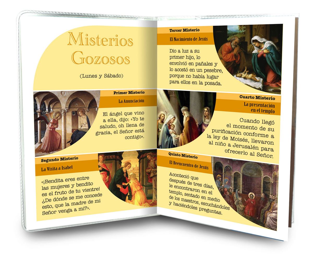 libretto con rosario san cristoforo - spagnolo