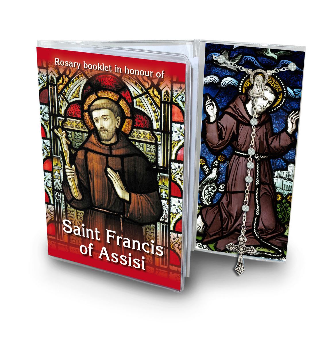 libretto con rosario san francesco d'assisi (versione 1) - inglese