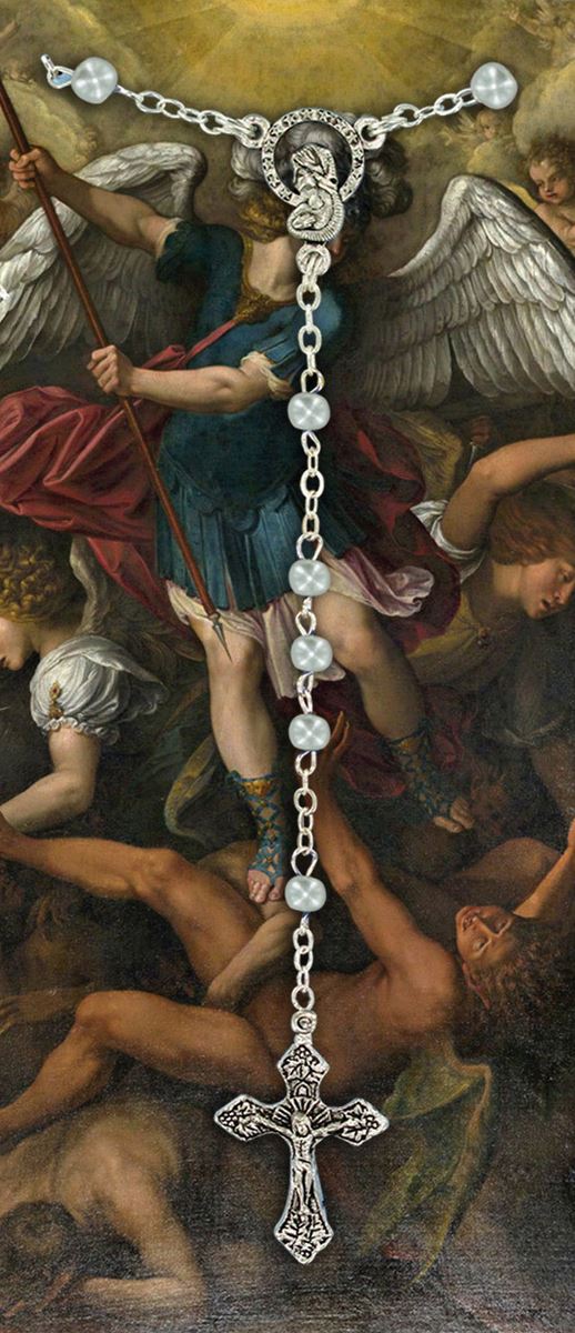 libretto con rosario san michele arcangelo - inglese