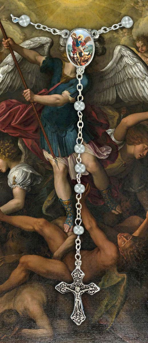 libretto con rosario san michele arcangelo - italiano