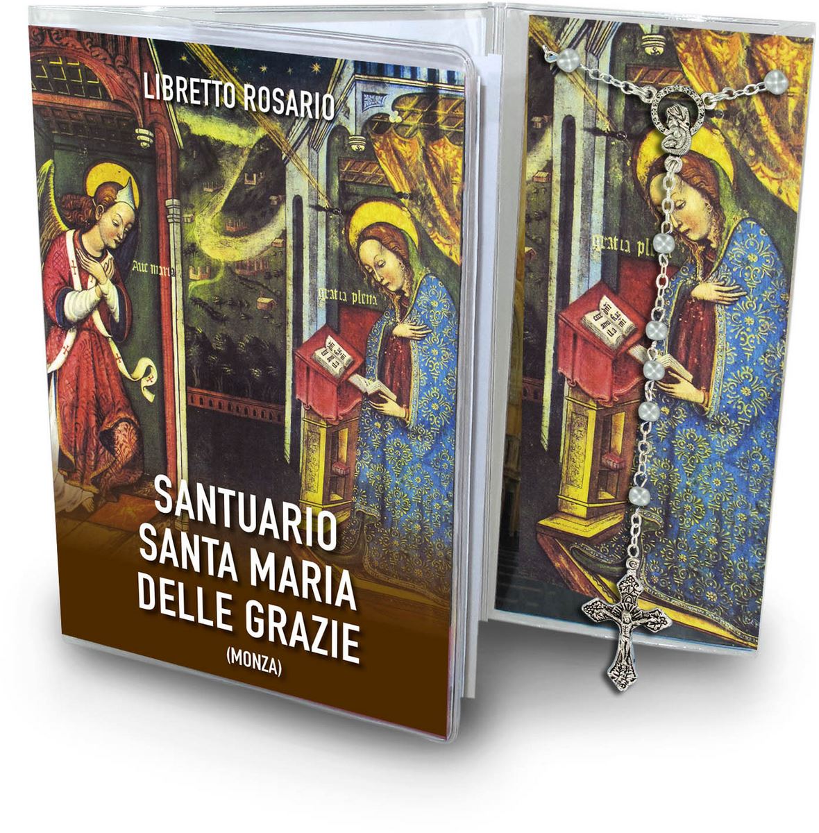 libretto con rosario santuario di santa maria delle grazie - italiano