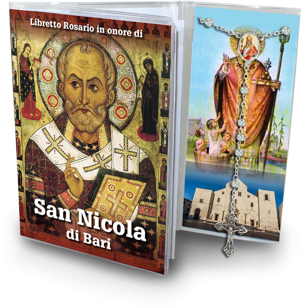 libretto con rosario san nicola di bari - italiano