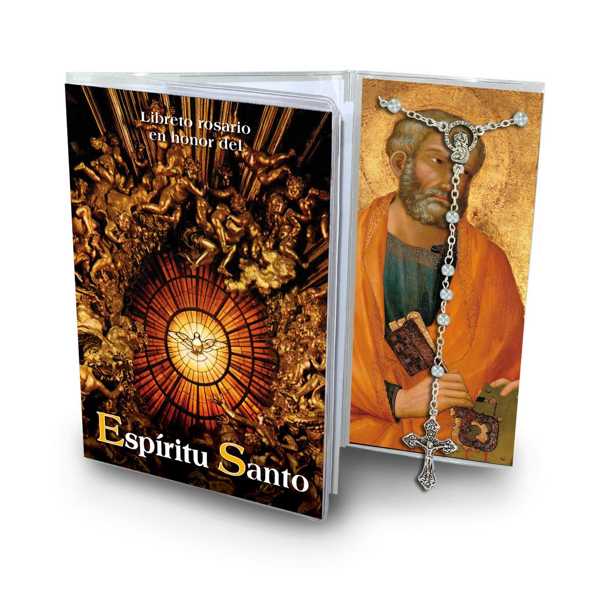 libretto con rosario spirito santo - spagnolo
