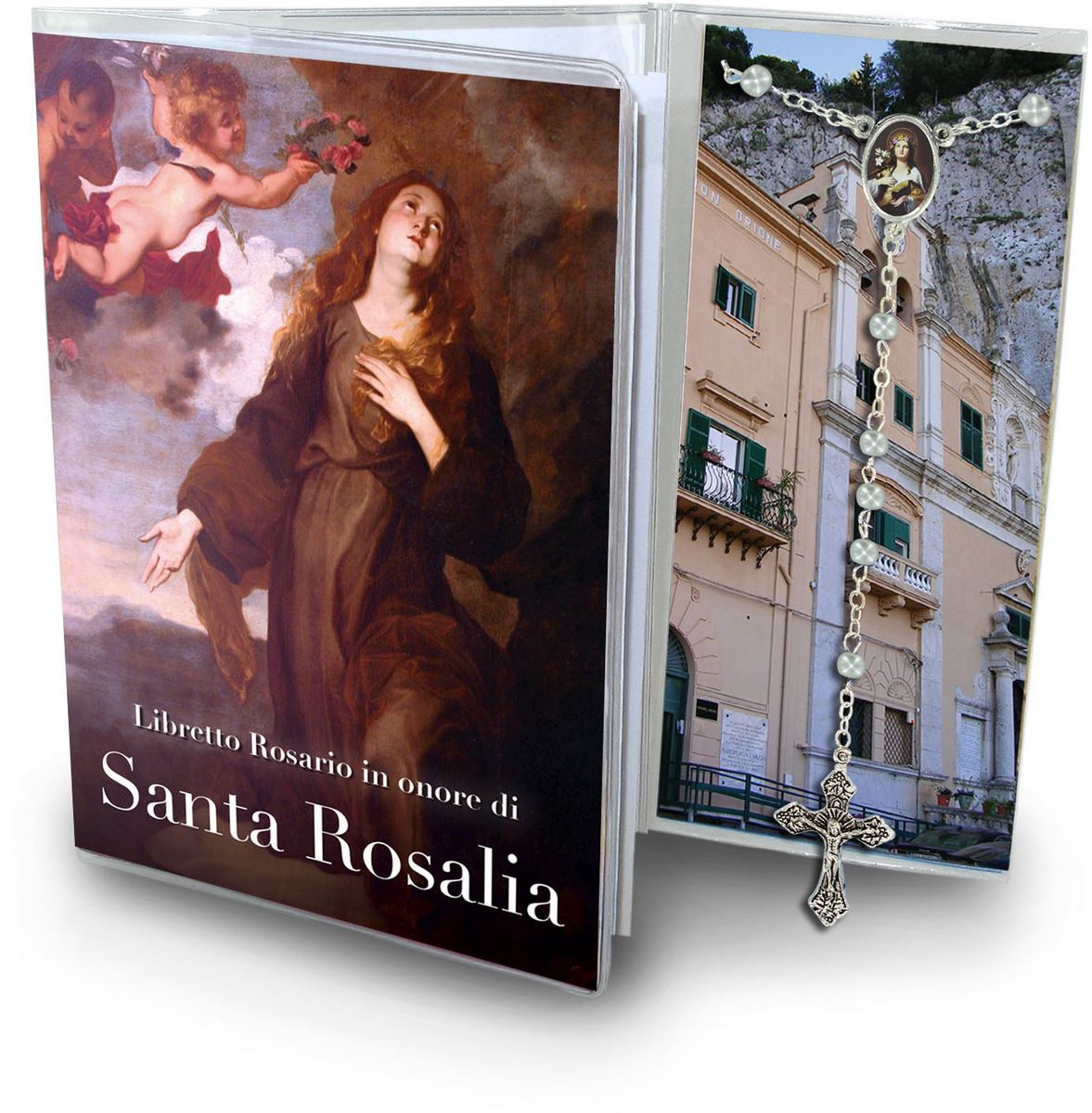 libretto con rosario santa rosalia (palermo) - italiano