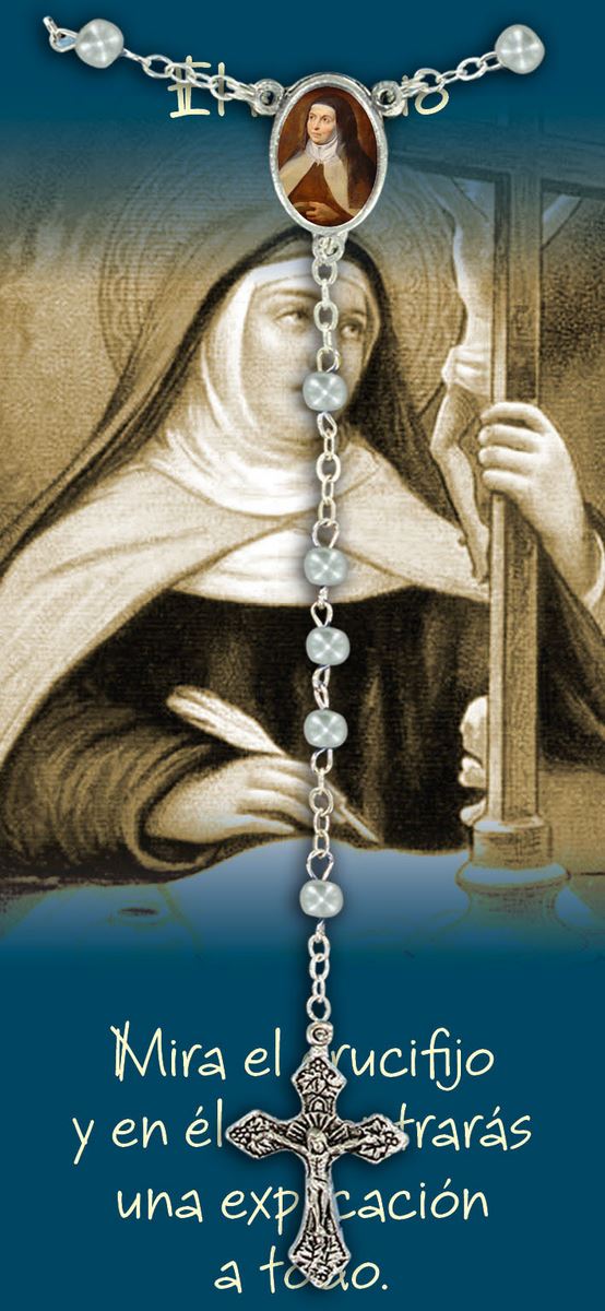 libretto con rosario santa teresa d avila - spagnolo