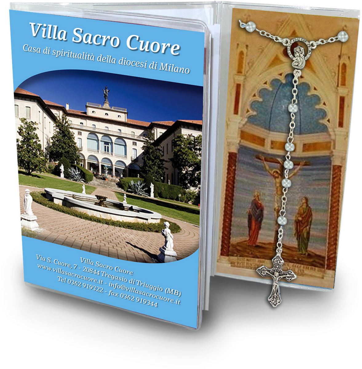 libretto con rosario villa sacro cuore triuggio - italiano 