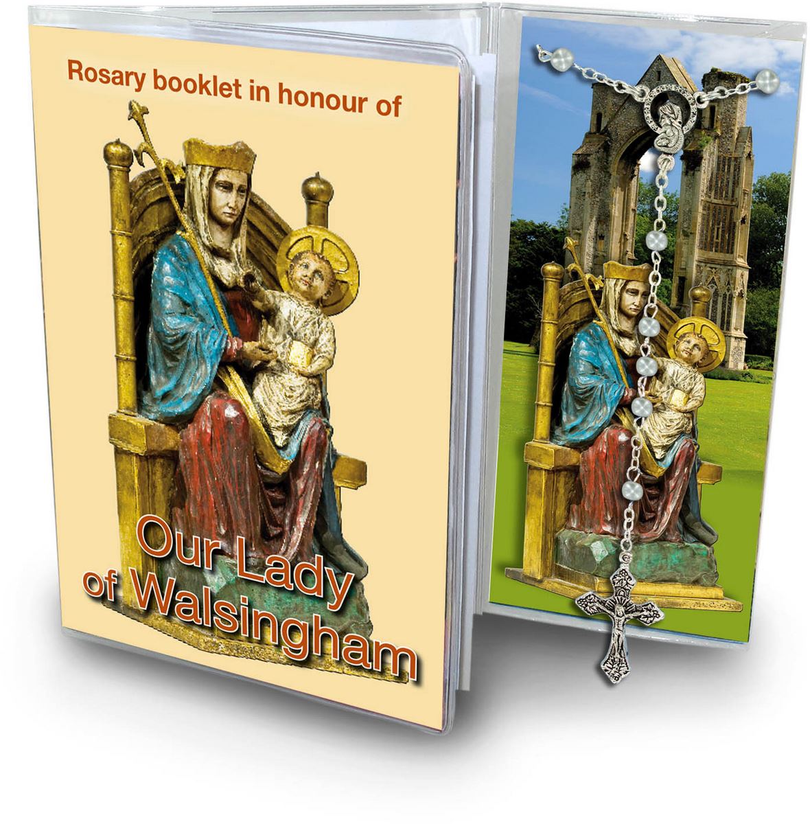 libretto con rosario madonna di walsingham (protestante) - inglese