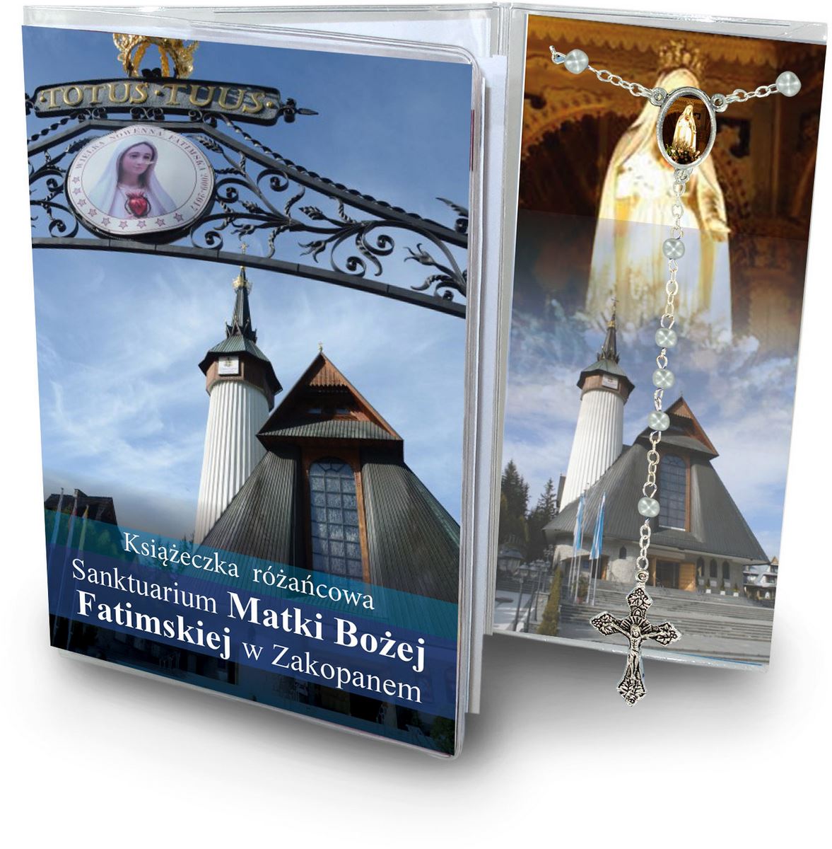 libretto con rosario santuario di zakopane - polacco