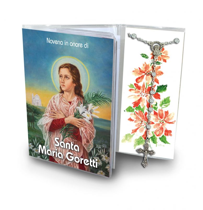 libretto della novena a santa maria goretti, con rosario, testi in italiano