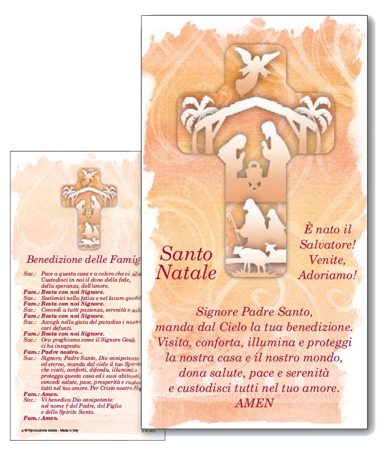 ricordo dei sacramenti cm 12x22 - santa pasqua - italiano