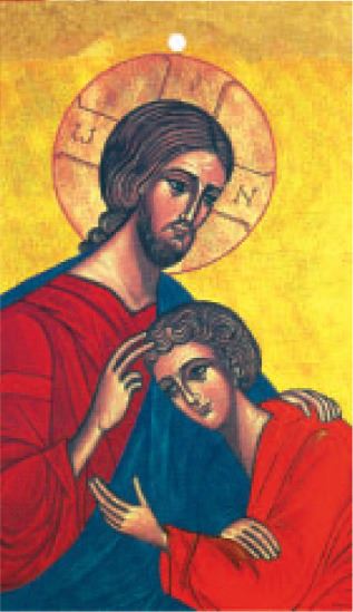 certificato penitenza con tavoletta di cristo in legno - 6,5 x 11,5 cm