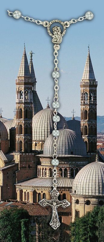 libretto dei miracoli di sant'antonio di padova con rosario - italiano