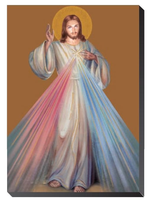 icona gesù misericordioso da tavolo - 9,5 x 6,3 cm