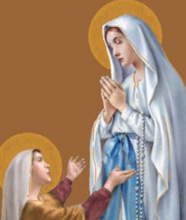 icona madonna di lourdes da tavolo - 9,5 x 6,3 cm
