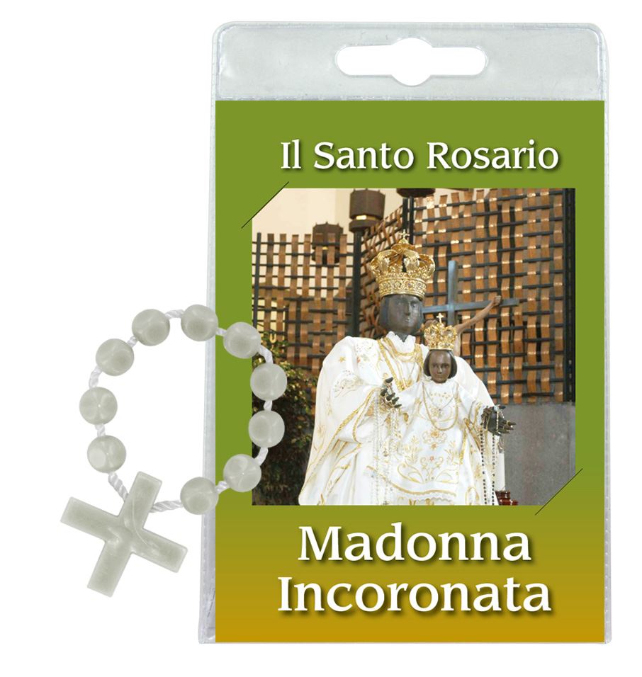 decina con pieghevole della madonna incoronata in italiano 