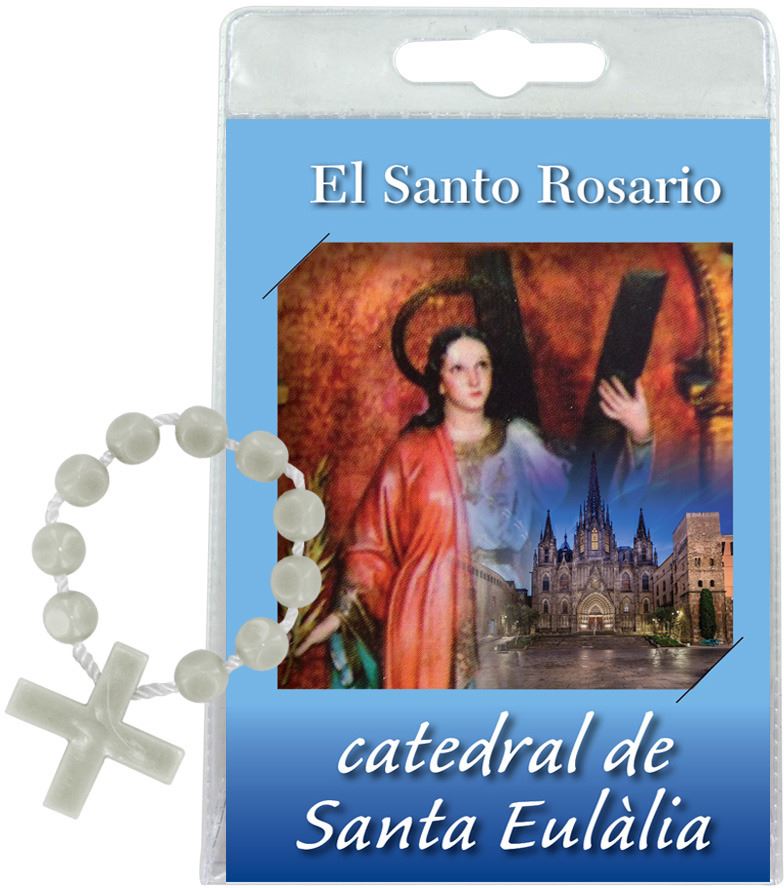 decina con pieghevole di sant eulalia in spagnolo