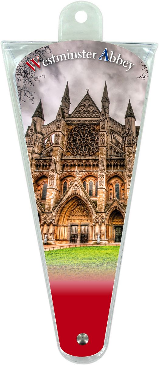 ventaglio preghiere abbazia di westminster in inglese - altezza di 17,5 cm