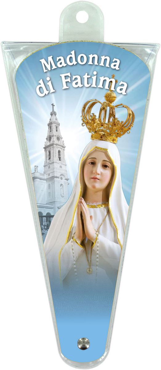 ventaglio preghiere alla madonna di fatima - altezza di 17,5 cm