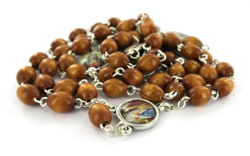 rosario addolorata con legatura a mano in metallo e spiegazione
