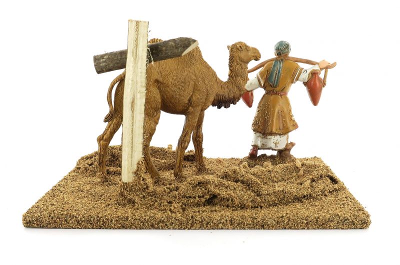 pellegrino con cammello – bertoni presepe linea natale