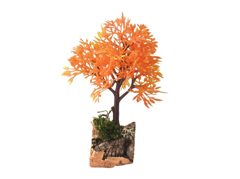 albero arancione da 14 cm – bertoni presepe linea natale