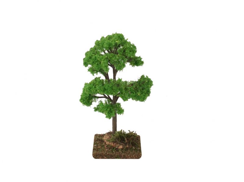 albero verde per presepe, alberello per presepi linea bertoni, 5 x 5 x 13 cm