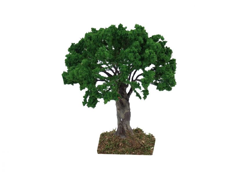 albero per presepe, quercia per presepe, accessori presepi bertoni, plastica, altezza 14 cm