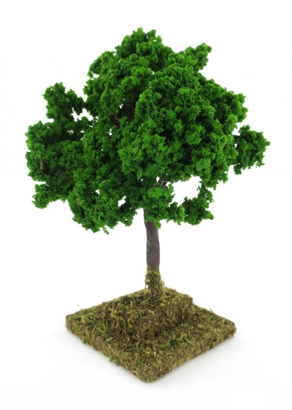 albero per presepe, quercia per presepe, accessori presepi bertoni, plastica, altezza 14 cm