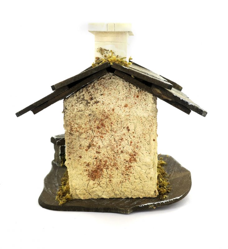 forno a casetta con fuoco led a batteria – bertoni presepe linea natale