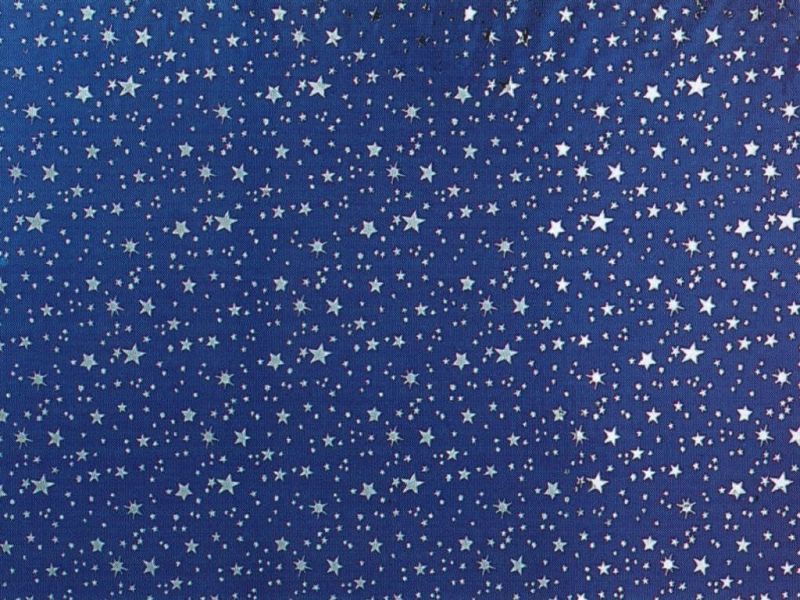 sfondo cielo stellato per presepe, fondale con cielo e stelle, film plastico metallizzato, 100 x 70 cm