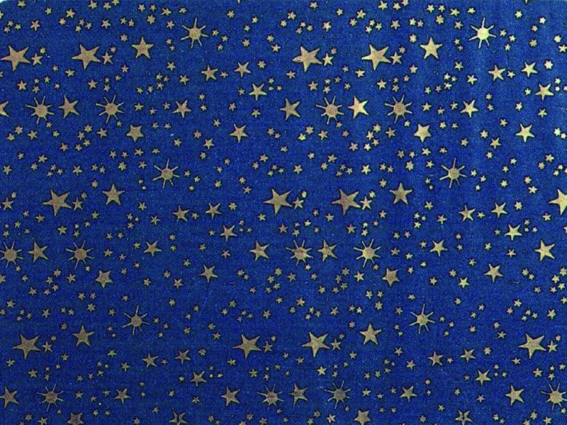 cielo metallizzato con stelle dorate 2,5 metri – bertoni presepe linea natale
