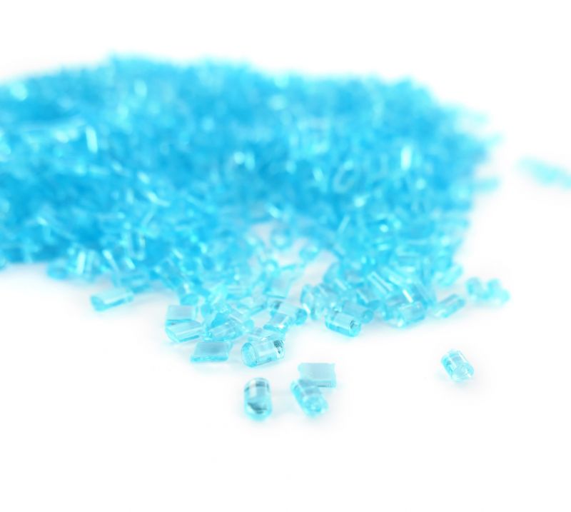 graniglia azzurra per laghetti, plastica, azzurro, 150 grammi