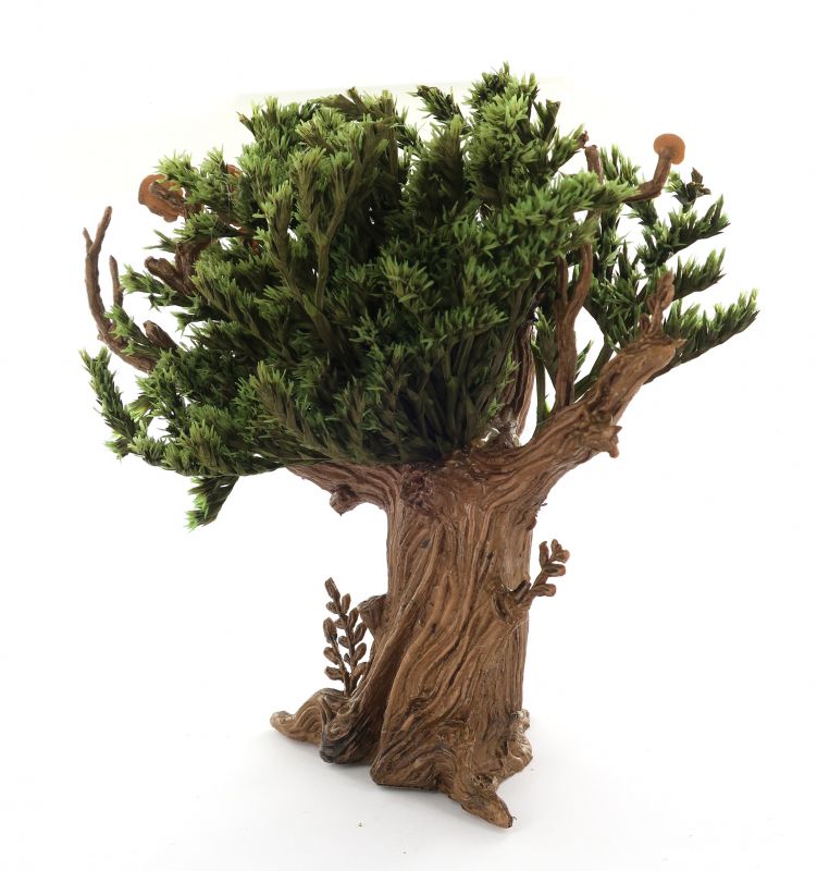 albero ulivo per presepe, linea presepi bertoni, plastica, 10 x 18 x 7 cm