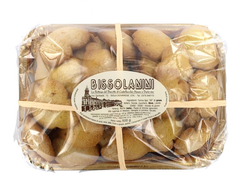 biscotti artigianali al burro bissolanini - la bottega del biscotto dei fratelli castellucchio (500 gr)