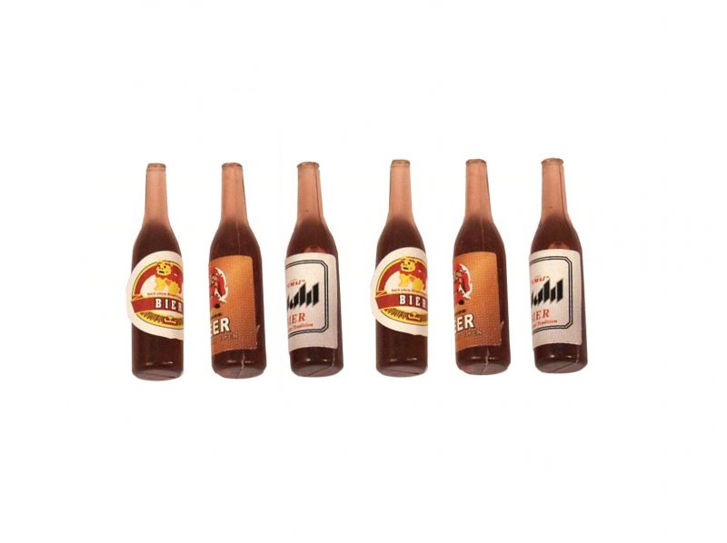 set 6 bottiglie di birra  – bertoni presepe linea natale