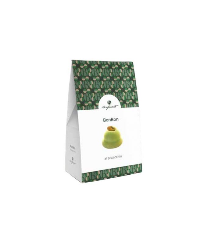 bon bon al pistacchio, pasticcini con crema e glassa al pistacchio, 170 g
